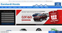 Desktop Screenshot of earnhardthonda.com